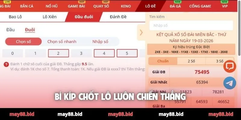 Bí kíp chốt lô luôn chiến thắng